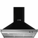 SMEG Campana decorativa Smeg KD90HNE. Ancho 90 cm. Negro. Clase A